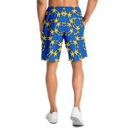 G&R Pattern Shorts Blue/Yellow