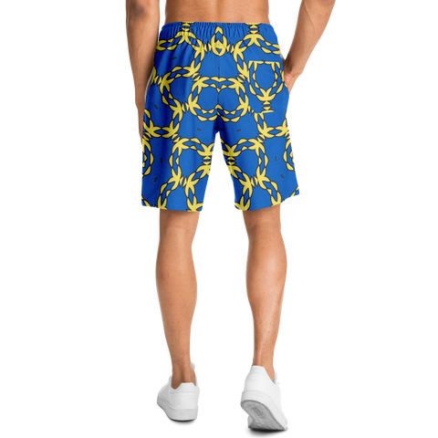 G&R Pattern Shorts Blue/Yellow