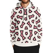 Shapes Hoodie White/Pink