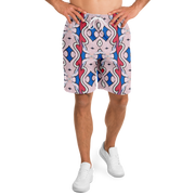 Pattern Shorts Blue/Pink