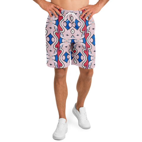 Pattern Shorts Blue/Pink