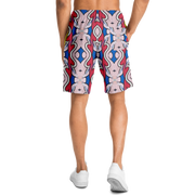 Pattern Shorts Blue/Pink