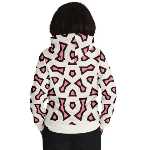 Shapes Hoodie White/Pink