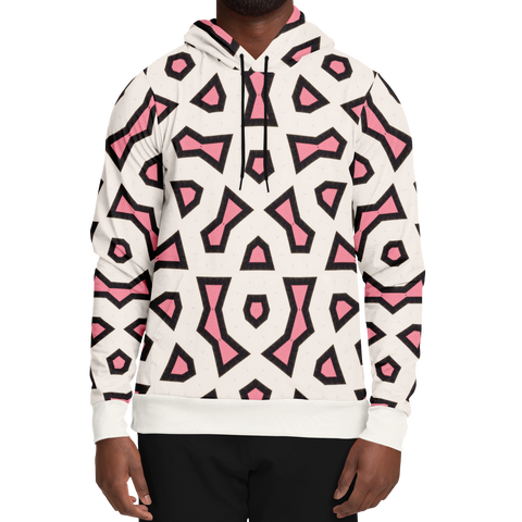 Shapes Hoodie White/Pink