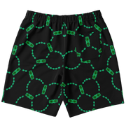 Emerald Chains Shorts Black/Green
