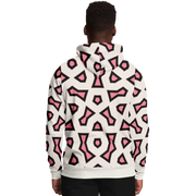 Shapes Hoodie White/Pink