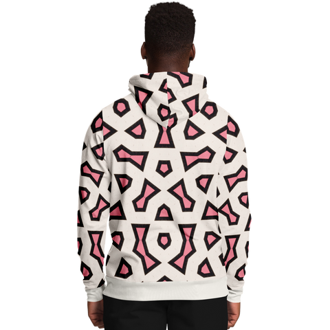 Shapes Hoodie White/Pink