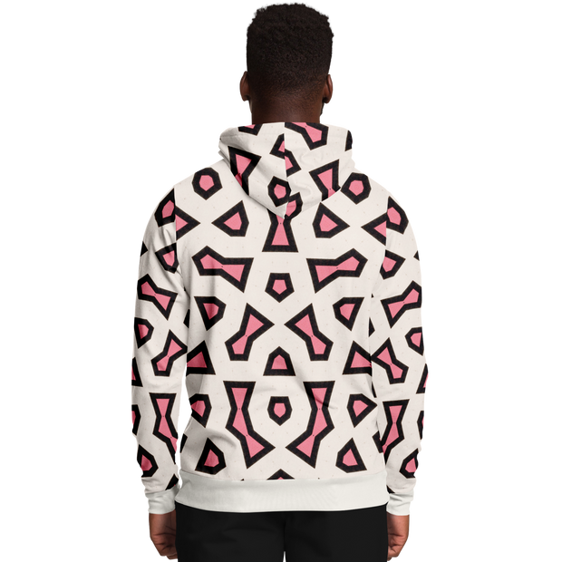 Shapes Hoodie White/Pink