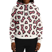 Shapes Hoodie White/Pink
