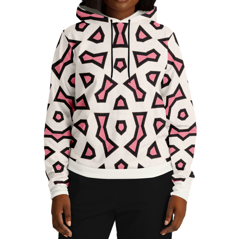 Shapes Hoodie White/Pink