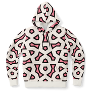 Shapes Hoodie White/Pink