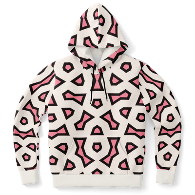 Shapes Hoodie White/Pink