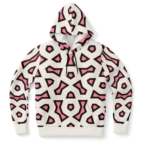 Shapes Hoodie White/Pink