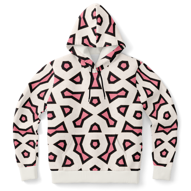 Shapes Hoodie White/Pink