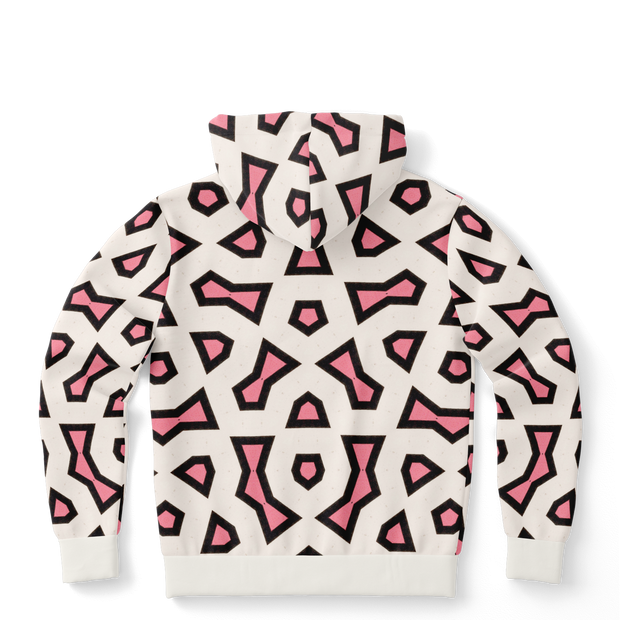 Shapes Hoodie White/Pink