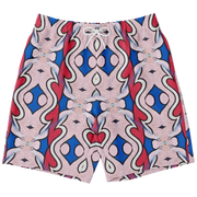 Pattern Shorts Blue/Pink