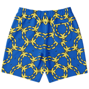 G&R Pattern Shorts Blue/Yellow