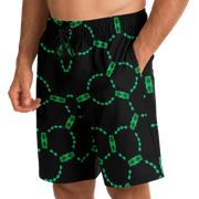 Emerald Chains Shorts Black/Green