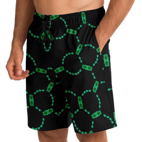 Emerald Chains Shorts Black/Green