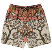 Zen Trees Shorts Beige/Pink