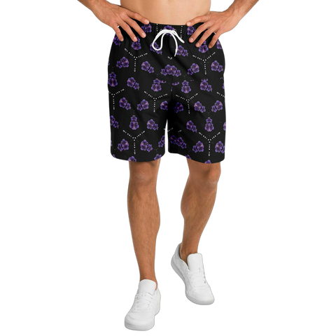 Grapes Shorts Black/Purple