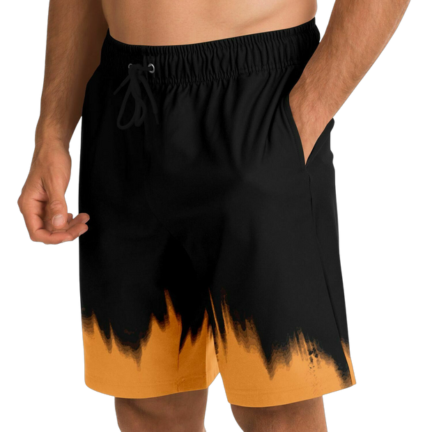 Fire Shorts Black/Orange