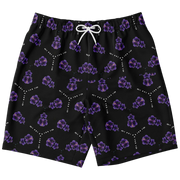 Grapes Shorts Black/Purple
